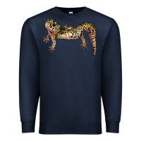 Navy Gecko Lizard Illustrations Premium Sweatshirt - LillyAllenDesigns