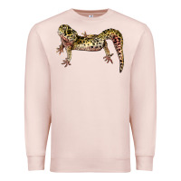 Pale Pink Gecko Lizard Illustrations Premium Sweatshirt - LillyAllenDesigns