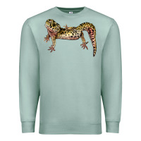 Seafoam Gecko Lizard Illustrations Premium Sweatshirt - LillyAllenDesigns
