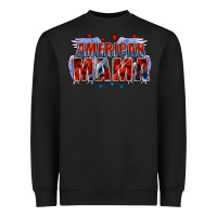 Black American Mama Mother's Day Heavyweight Sweatshirt - FaDigitalArtStudio