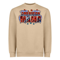 Mushroom American Mama Mother's Day Heavyweight Sweatshirt - FaDigitalArtStudio