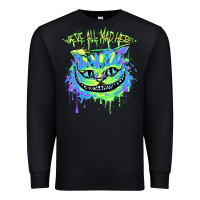 Black colorul chesire Premium Sweatshirt - tuanDangUi