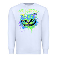 White colorul chesire Premium Sweatshirt - tuanDangUi