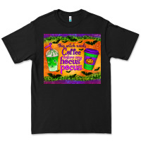 Black this witch needs coffee before any hocus pocus tumbler Premium Tee - BundleAndBundleShop