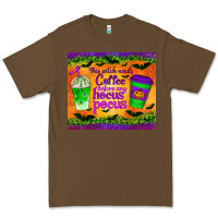 Cacao this witch needs coffee before any hocus pocus tumbler Premium Tee - BundleAndBundleShop