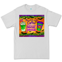 Dove Grey this witch needs coffee before any hocus pocus tumbler Premium Tee - BundleAndBundleShop