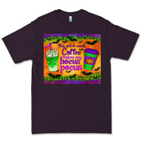 Plum this witch needs coffee before any hocus pocus tumbler Premium Tee - BundleAndBundleShop