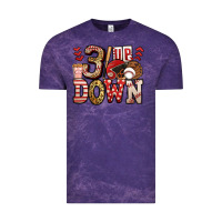 Cloud Purple three up three down baseball Vintage Tee - Jasminsmagicworld