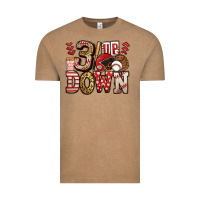 Vintage Coffee three up three down baseball Vintage Tee - Jasminsmagicworld
