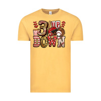 Vintage Mustard three up three down baseball Vintage Tee - Jasminsmagicworld