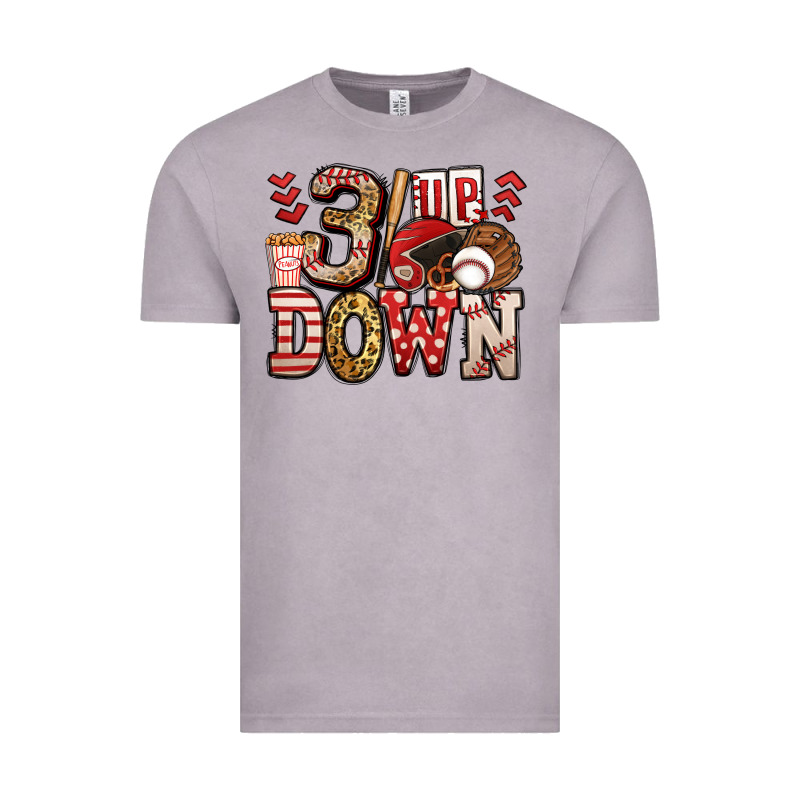 Three Up Three Down Baseball Vintage Tee by Jasminsmagicworld | Teevron