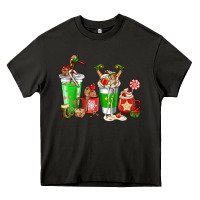 Asphalt Elf coffee cups Heavy Core Tee - NancyCooperArtShop