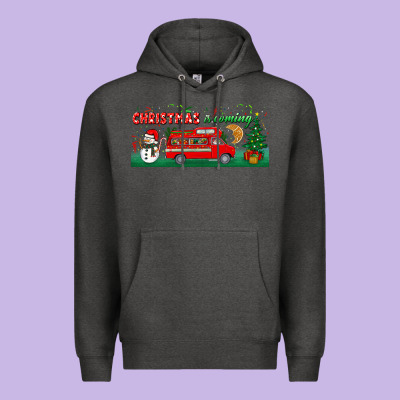 Christmas Is Coming Premium Hoodie Designed By Bundleandbundleshop