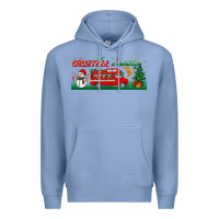 Colony Blue christmas is coming Premium Hoodie - BundleAndBundleShop