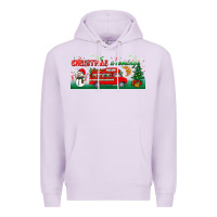 Lilac christmas is coming Premium Hoodie - BundleAndBundleShop