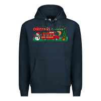 Navy christmas is coming Premium Hoodie - BundleAndBundleShop