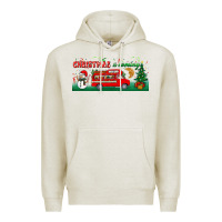 Oatmeal Heather christmas is coming Premium Hoodie - BundleAndBundleShop