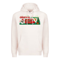 Pale Pink christmas is coming Premium Hoodie - BundleAndBundleShop