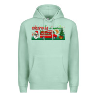 Seafoam christmas is coming Premium Hoodie - BundleAndBundleShop