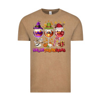 Vintage Coffee Hallothanksmas wine glasses Vintage Tee - NancyCooperArtShop