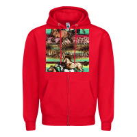 Red horses seamless pattern Zipper Hoodie - BundleAndBundleShop