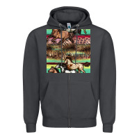 Smoke horses seamless pattern Zipper Hoodie - BundleAndBundleShop