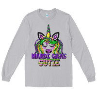 Mardi Gras Cutie Unicorn Long Sleeve Tee | Teevron
