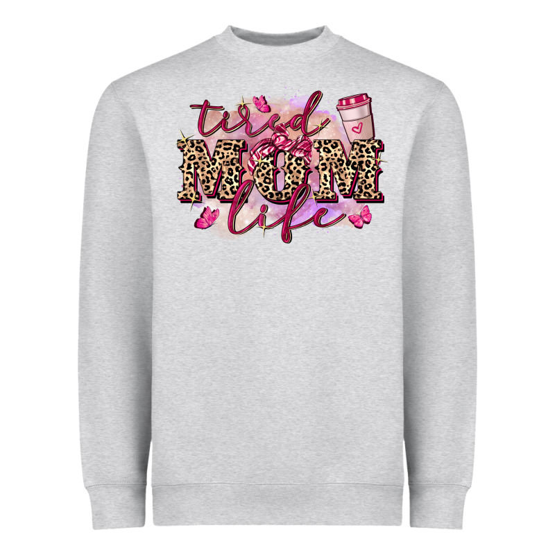 Tired Mom Life Heavyweight Sweatshirt by FaDigitalArtStudio | Teevron