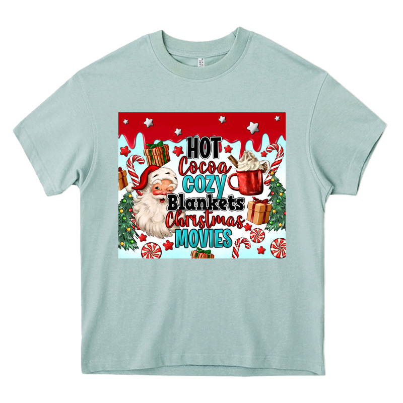 Hot Cocoa Cozy Blankets Christmas Movies Tumbler Heavy Core Tee by MaliasSmallBusiness | Teevron