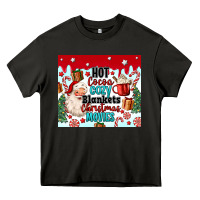 Asphalt hot cocoa cozy blankets christmas movies tumbler Heavy Core Tee - MaliasSmallBusiness