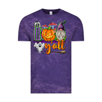 Cloud Purple Boo Y'all Vintage Tee - texasbilliewilder