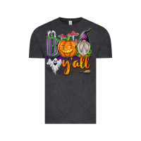 Vintage Black Boo Y'all Vintage Tee - texasbilliewilder