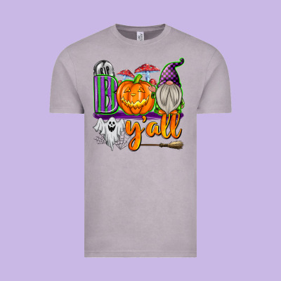 Boo Y'all Vintage Tee Designed By Texasbilliewilder