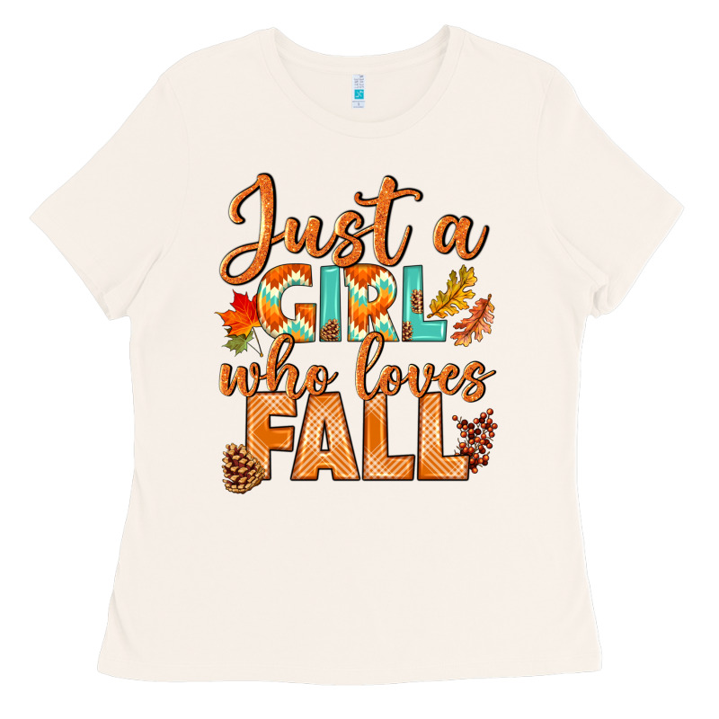 Just A Girl Who Loves Fall Ladies Tee by BundleAndBundleShop | Teevron