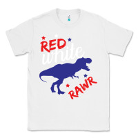 White 4th of July Dinosaur Classic Tee - Bettercallsaul