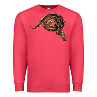 Cardinal Royal Ball Python Illustrations Premium Sweatshirt - LillyAllenDesigns