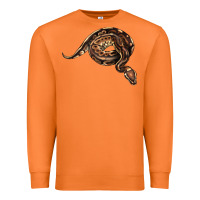 Carrot Royal Ball Python Illustrations Premium Sweatshirt - LillyAllenDesigns