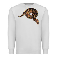 Dove Grey Royal Ball Python Illustrations Premium Sweatshirt - LillyAllenDesigns