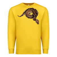 Lemon Royal Ball Python Illustrations Premium Sweatshirt - LillyAllenDesigns