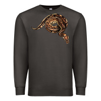 Smoke Royal Ball Python Illustrations Premium Sweatshirt - LillyAllenDesigns