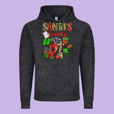 Santa's Favorite Pt Vintage Hoodie Designed By Texasbilliewilder