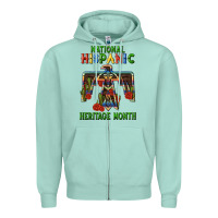 Seafoam thunderbird hispanic heritage month Zipper Hoodie - BundleAndBundleShop