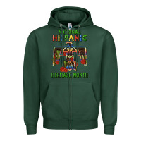 Sports Green thunderbird hispanic heritage month Zipper Hoodie - BundleAndBundleShop
