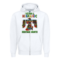 White thunderbird hispanic heritage month Zipper Hoodie - BundleAndBundleShop