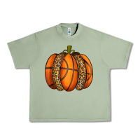 Oil Green Basketball Pumpkin Urban Heavy Tee - texasbilliewilder