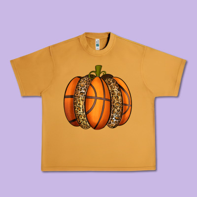 Basketball Pumpkin Urban Heavy Tee Designed By Texasbilliewilder
