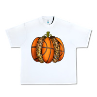 White Basketball Pumpkin Urban Heavy Tee - texasbilliewilder