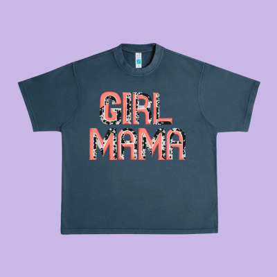 Girl Mama Urban Heavy Tee Designed By Jahusdesignshop