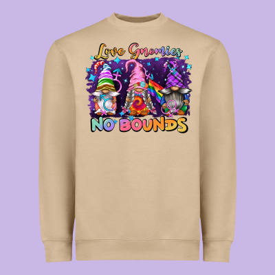Love Gnomies No Brounds Pride Heavyweight Sweatshirt Designed By Fadigitalartstudio