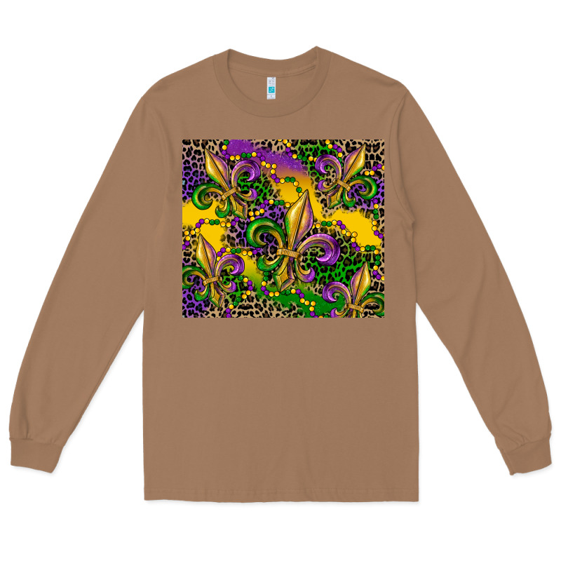 Mardi Gras Fleur De Lis Long Sleeve Tee by CowGirlArtShop | Teevron